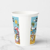 Snowmen Beach Bash 紙コップ (右)