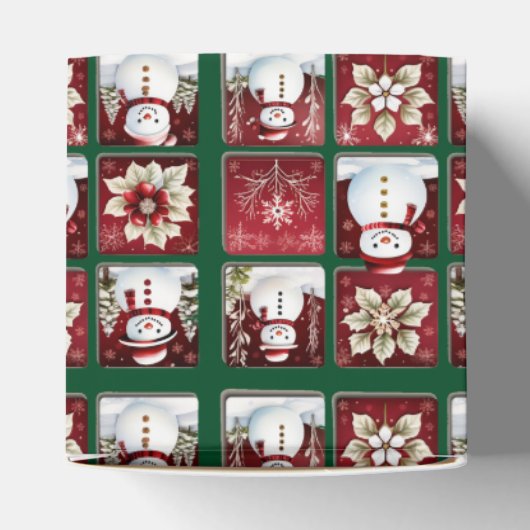 Snowmen Collage フェイバーボックス (上部)