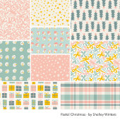 Snowmen Faces クッション