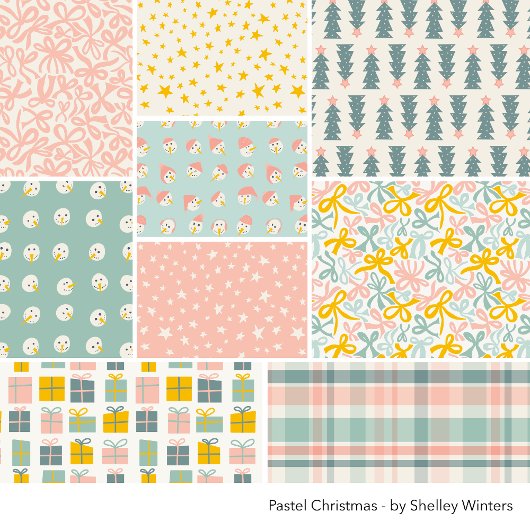 Snowmen Faces クッション