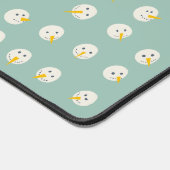Snowmen Faces デスクマット (コーナー)