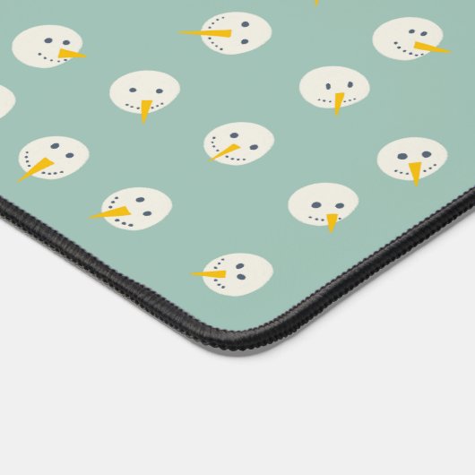Snowmen Faces デスクマット (コーナー)