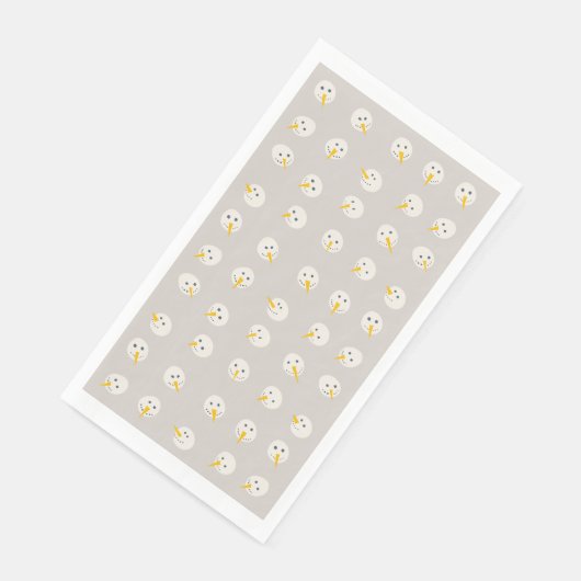 Snowmen Faces Paper Guest Towels (コーナー)