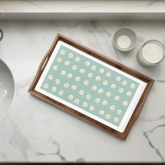 Snowmen Faces Paper Guest Towels