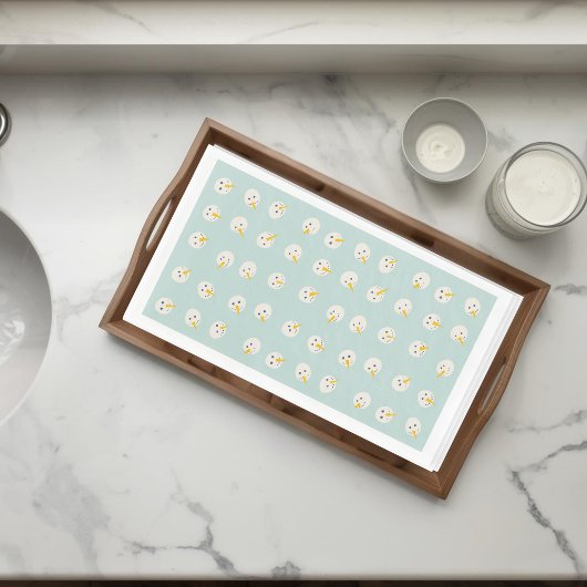 Snowmen Faces Paper Guest Towels