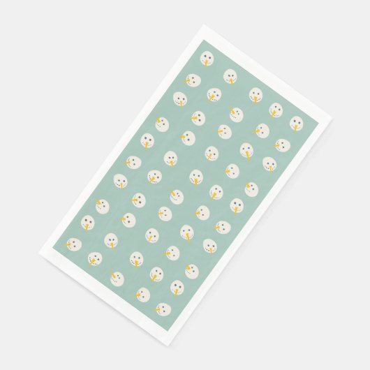 Snowmen Faces Paper Guest Towels (コーナー)