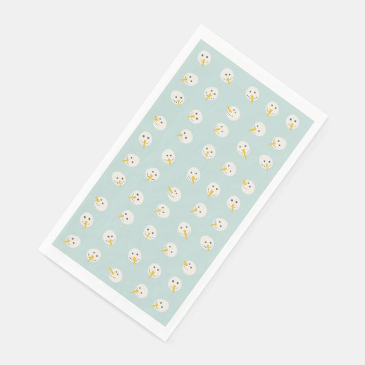 Snowmen Faces Paper Guest Towels (コーナー)