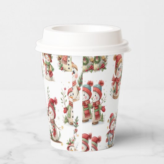Snowmen Paper cup 紙コップ (右)