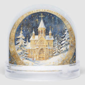 Snowmen, Winter Church Scene, (裏面)