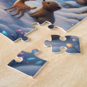 Snowmen Winter Woods ジグソーパズル (側面)