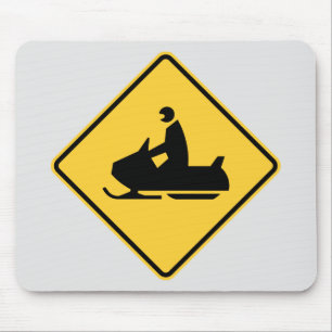 Snowmobileシンボル マウスパッド