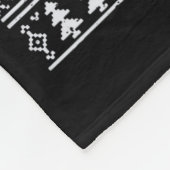 Snowmobile Braapy Holidays Funny Braap Ugly Christ フリースブランケット (角)