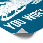 Snowmobile - Don't Follow Me Funny Saying Motor Sl ポスター (角)