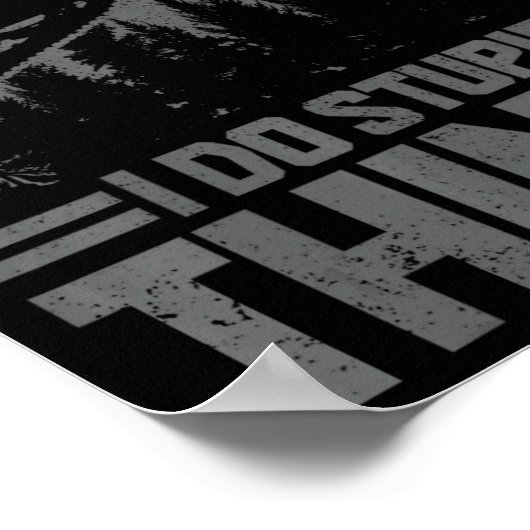 Snowmobile Dont Follow Me Funny Snowmobiling Moto  ポスター (角)