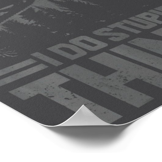 Snowmobile Dont Follow Me Funny Snowmobiling Moto  ポスター (角)