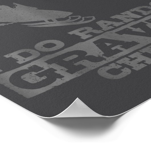 Snowmobile I Don't Crash Random Gravity Checks Fun ポスター (角)