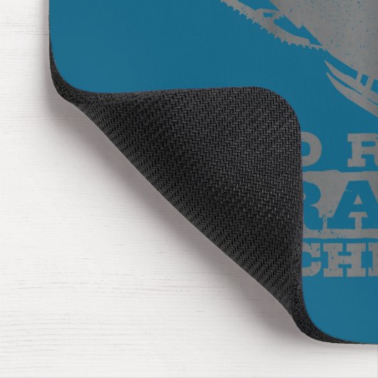 Snowmobile I Don't Crash Random Gravity Checks Fun マウスパッド (コーナー)