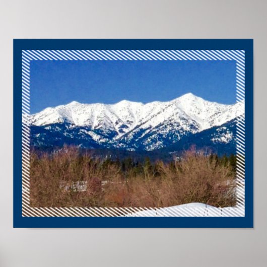 Snowmobile Mountain Dreams Poster ポスター (正面)