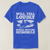 Snowmobile Riding And Motor Sled Tシャツ (デザイン正面)