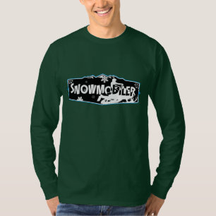 Snowmobiler HanesのNano長袖のTシャツ Tシャツ