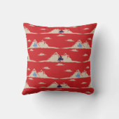 Snowmobilers Snowmobileグラフィックパーソナライズされた用 クッション (裏面)