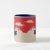 Snowmobilers Snowmobileグラフィックパーソナライズされた用 マグカップ (中央)