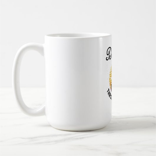 Snowmobiling - Dashing Through The Snow コーヒーマグカップ (左)