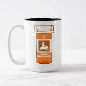 Snowmobiling Is My Drug ツートーンマグカップ (左)