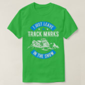 Snowmobiling Snowmobile Riding Snow Lover Tシャツ (デザイン正面)