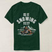 Snowmobiling Winter Snow Machine  Snowmobiler Snow Tシャツ (デザイン正面)