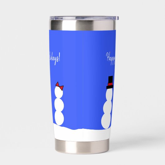 Snowpeople Insulate Tumbler 保温保冷タンブラー (左面)