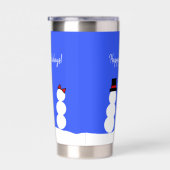 Snowpeople Insulate Tumbler 保温保冷タンブラー (右面)