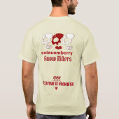 SNOWRIDERS BY CATCOMBERRY Tシャツ (裏面)