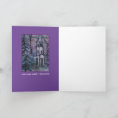 Snowscapeの尖塔の芸術カード シーズンカード (内部)