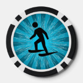 Snowshoeing  ポーカーチップ (裏面)