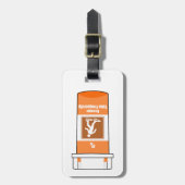 Snowshoeing Is My Drug ラゲッジタグ (正面縦)