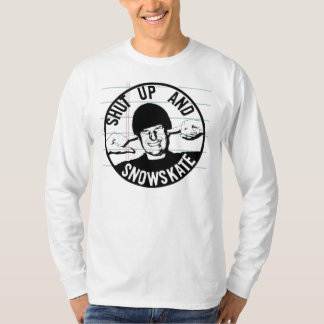 snowskate締めれば tシャツ