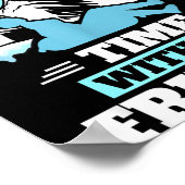 Snowtubing Winter Srts Snow Tubing  ポスター (角)