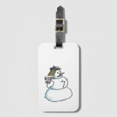 Snowwoman luggage tag ラゲッジタグ (正面縦)