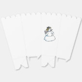 Snowwoman popcorn boxes フェイバーボックス (見開き)
