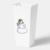 Snowwoman popcorn boxes フェイバーボックス (正面)