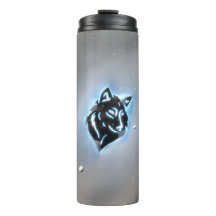 Snowyのオオカミアイコン青