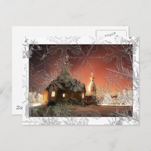Snowyのクリスマスの郵便はがき シーズンポストカード (正面/裏面)
