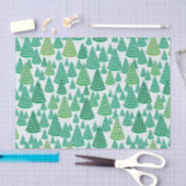 Snowyのクリスマスツリーパターン 薄葉紙 (クラフト)