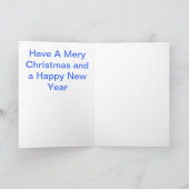 Snowyのクリスマスツリー シーズンカード (内部)