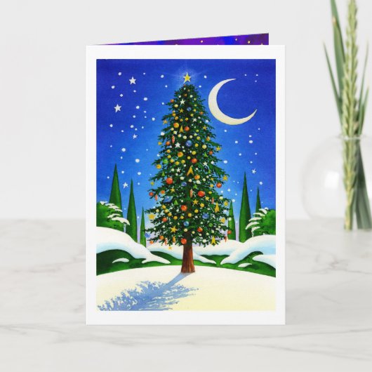Snowyのクリスマスツリー シーズンカード (正面)