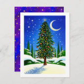 Snowyのクリスマスツリー シーズンポストカード (正面/裏面)