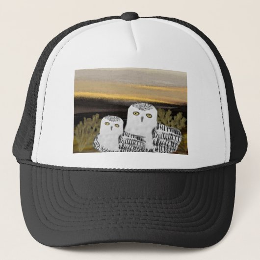 Snowyのフクロウの日の出 キャップ (正面)