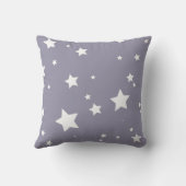 Snowyのフクロウの星明かりのWinter~throwの枕 クッション (裏面)