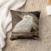 Snowyのフクロウの枕 クッション (ブランケット)